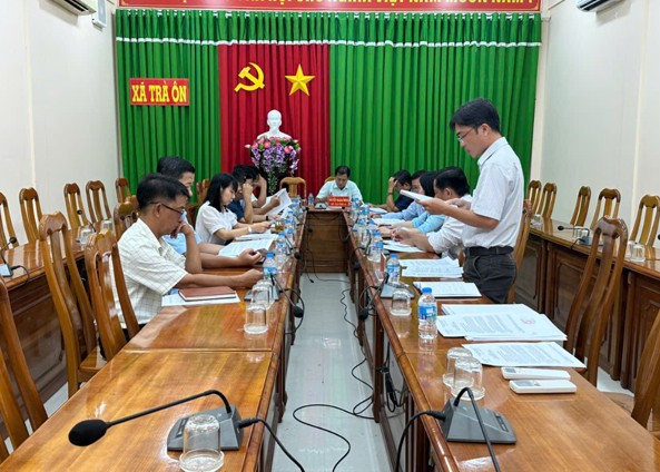 Thường trực HĐND xã Trà Ôn tổ chức phiên họp thường kỳ tháng 8 năm 2026