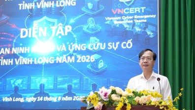Vĩnh Long: Diễn tập bảo đảm an ninh mạng và ứng cứu sự cố năm 2026