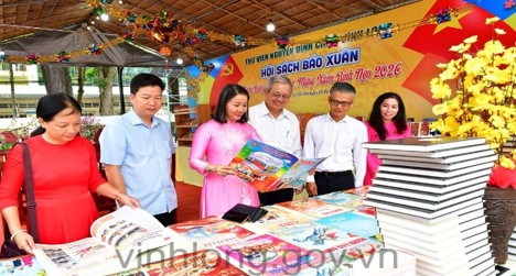 Vĩnh Long: Khai mạc triển lãm tranh, Hội sách báo xuân Bính Ngọ 2026