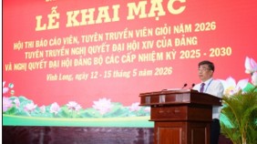 Đảng ủy UBND tỉnh Vĩnh Long: Khai mạc Hội thi Báo cáo viên, tuyên truyền viên giỏi năm 2026