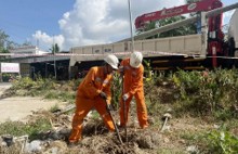 Điện lực Trà Ôn: Diễn tập phòng chống thiên tai và tìm kiếm cứu nạn